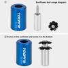 Front Fork Bowl Set Sunflower Insertion Tool Steel Flower Core Star Nut Setting Installer
