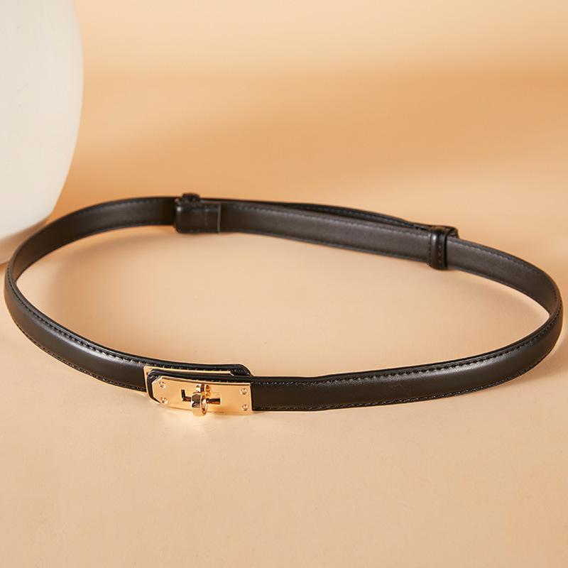 Женский выдвижной ремень из натуральной кожи, регулируемый пояс из воловьей кожи на талии, аксессуары для одежды, женский ремень с пряжками