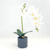 Multi-Bloom Artificial Orchid Bonsai DIY Plastic Fake Flower New Artificial Faux Plants  Home Decor