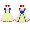 Infant Baby Girls Mesh Sleeveless Halloween Costume Cosplay Party Dress with Headband