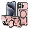 For iPhone 15 Pro Case Compatible with MagSafe Shockproof TPU + PC Phone Back Cover with Kickstand