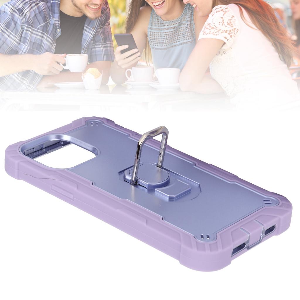 Scratchproof Armor Covers with Stand for   13 Pro   Mobile Phones Armor   Case(Pink Gold )