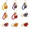 Exquisite Zodiac Horse Pendant Rhinestone New Year Pendant Fashion Horse Year Keychain  Ornaments