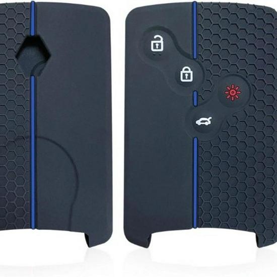 Силиконовый чехол для ключа Renault Kadjar Smart с 4 кнопками для Koleos, Duster, Captur