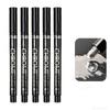 1-5Pcs Chrome Paint Marker Reflective Fluid Mirror Paint Pen 2mm Silvery Ink For DIY Car Styling Model Metal Wood Plastic Stone