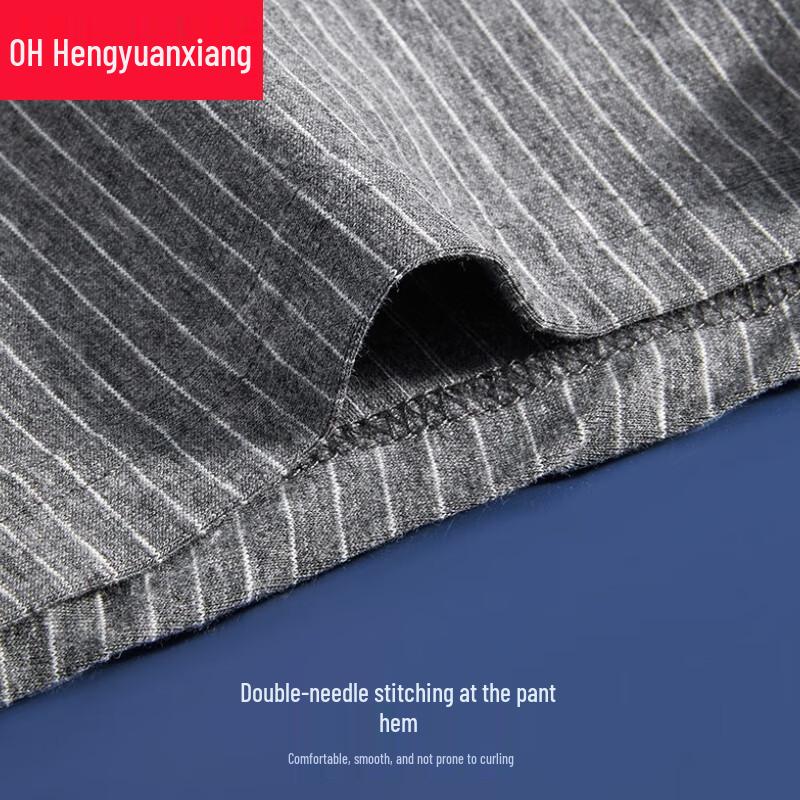 Мужские хлопковые трусы-боксеры Hengyuanxiang, 4 штуки, с шелковой ластовицей