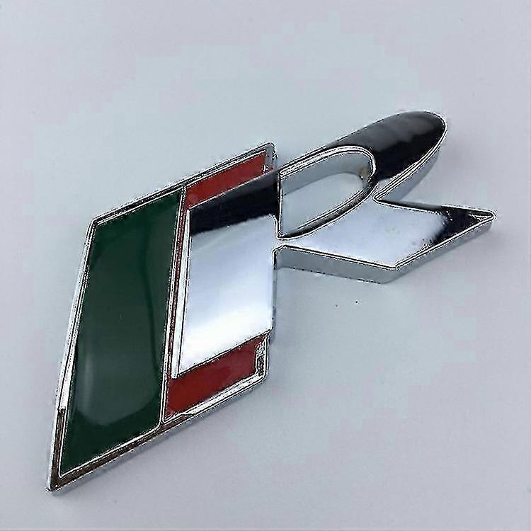 Suitable For Jaguar Xf Modification, Xkr Logo, Xjl Rear Tailgate, Metal Label, R-shaped Label, R Car Metal Labelsilver 25-26