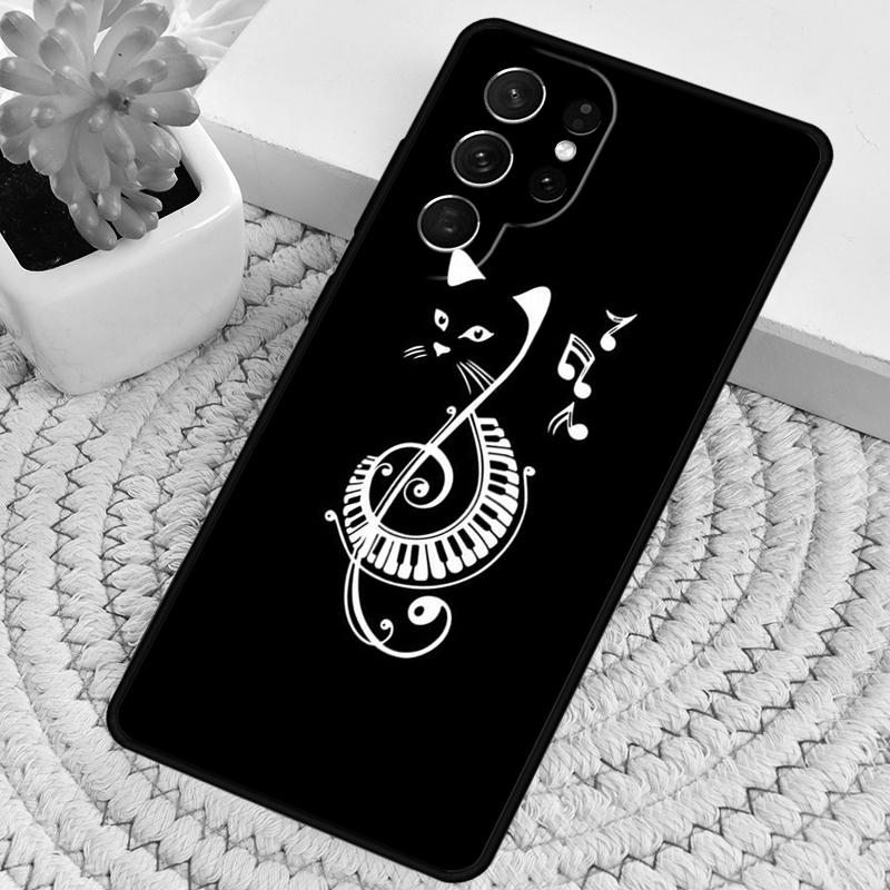 Силиконовый чехол для телефона с рисунком клавиш пианино для Samsung Galaxy note 10 pro S26 S25 S24 S23 S22 S21 Plus S25Ultra Capa Cover