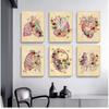 And Prints Wall Pictures For Living Room Decor Brain Heart Skull Flower Anatomy Vintage Wall Art Canvas Painting Nordic Posters