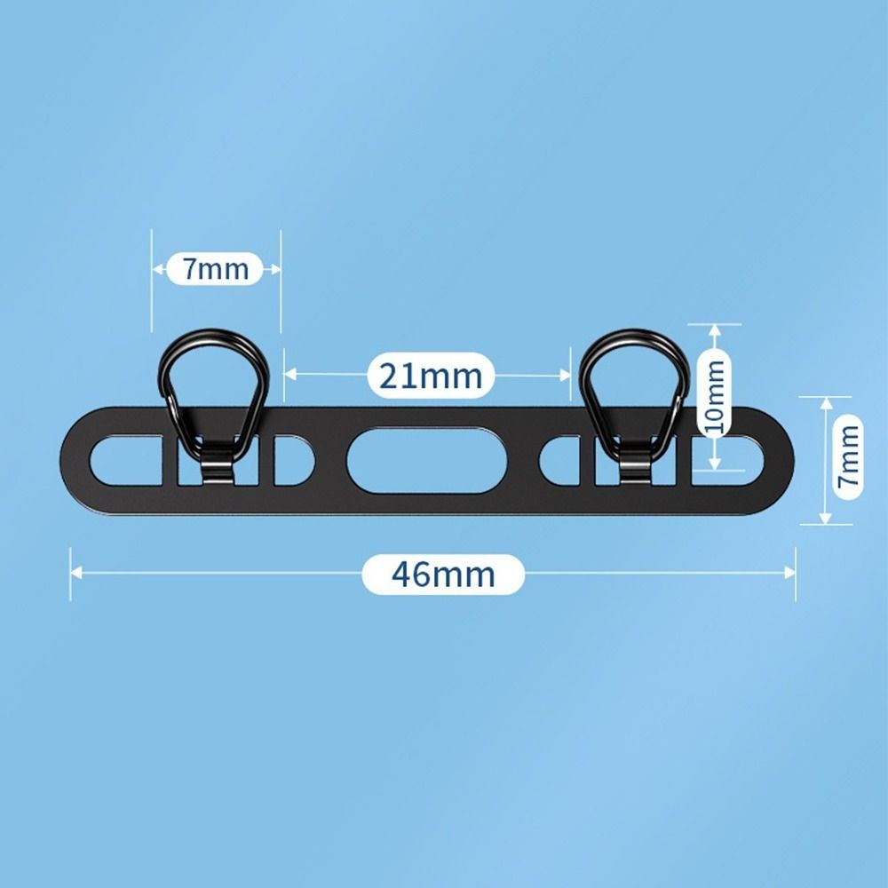 Double Buckle Gasket Phone Lanyard Clip Patch Phone Case Hanging Rope for Mobile Phone
