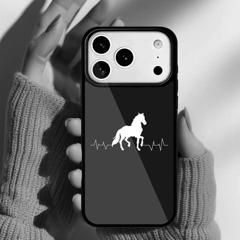 Чехол для телефона с изображением лошади, пони, сердца лошади для iPhone 17 16 15 14 13 Pro Max Задняя крышка для 12 11 Pro Coque