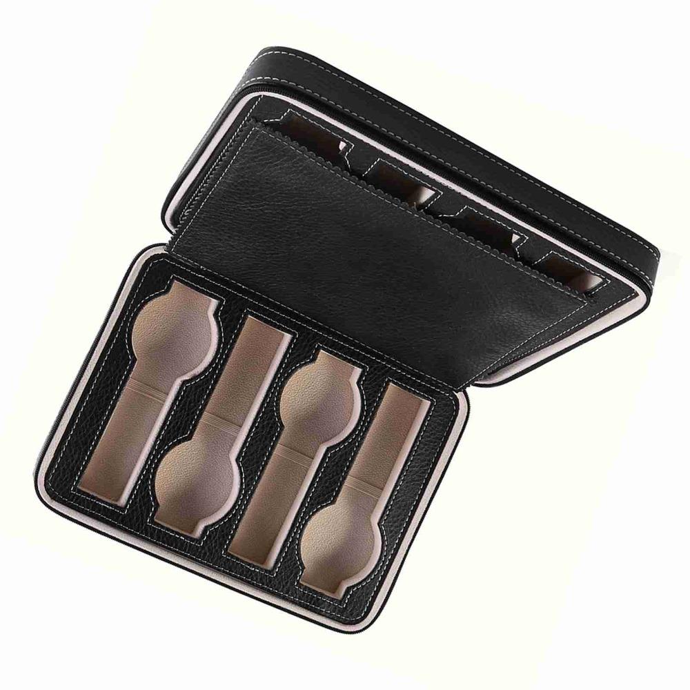 Zippered Design Watch Storage Box PU Leather,Cardboard Travel Watch Case Travel Use