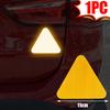 1-10 шт. Светоотражающие наклейки Ночной свет Безопасность и Предупреждение Светоотражатель Треугольник Задний свет Знак Полосы Автомобильные аксессуары для экстерьера