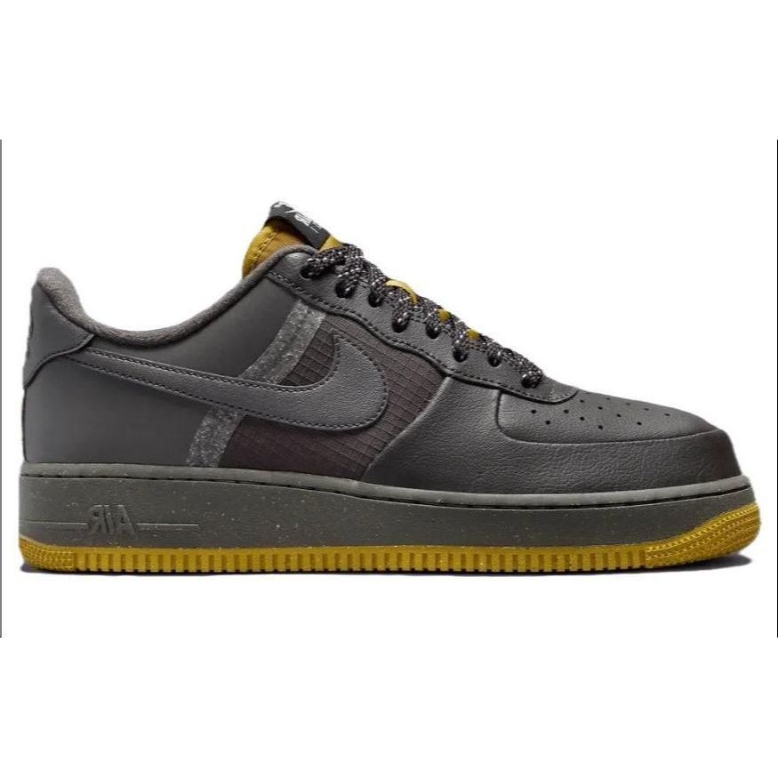 Nike Air Force 1 07 LV8 Winterized — средние пепельные мужские кроссовки серо-бронзового синего оттенка FB8877-200
