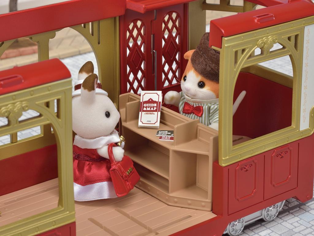 Городской трамвай Sylvanian Families в [Городке для вылазок] TV-01