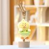 Funny Annoying Duck Keychain Cute Cartoon Girl Backpack Hanging Plush Dolls