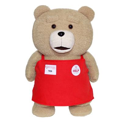 Фартук-мишка Ted2, 50см, разные цвета, Популярные игрушки для корейских детей