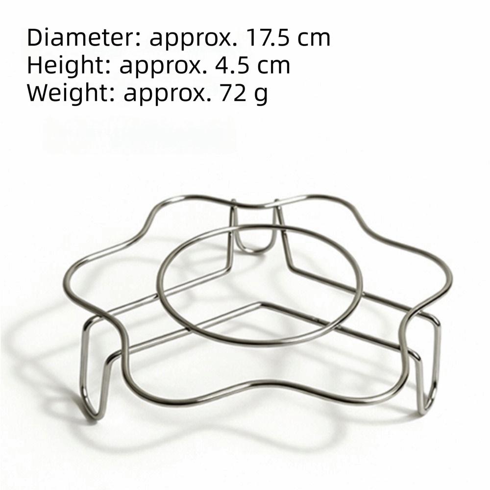 Three Legged Boiled Egg Tray Stainless Steel Steaming Rack New Egg Storage Rack Household