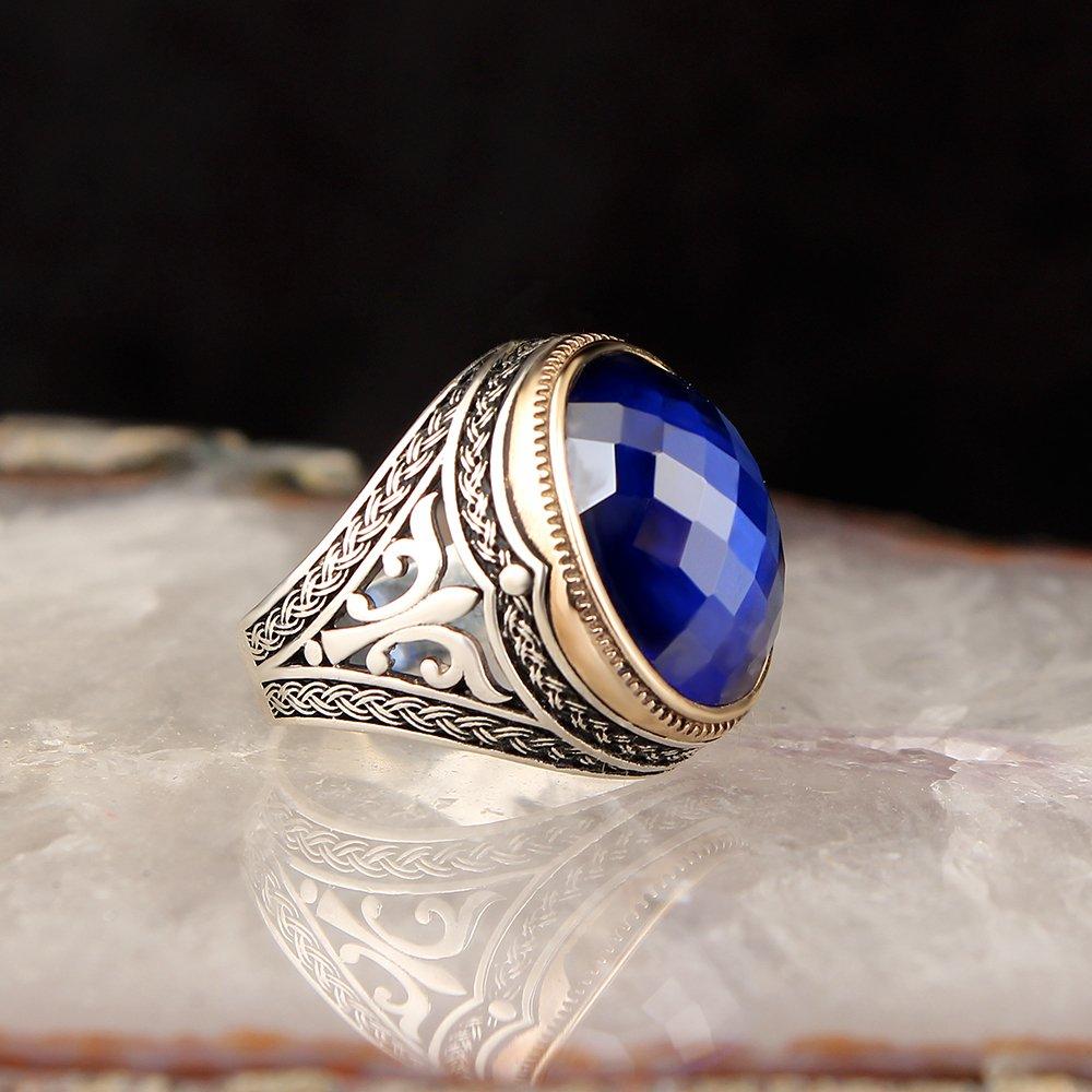 Циркон Ташлы 925 Аяр Гюмуш Эркек Юзюк