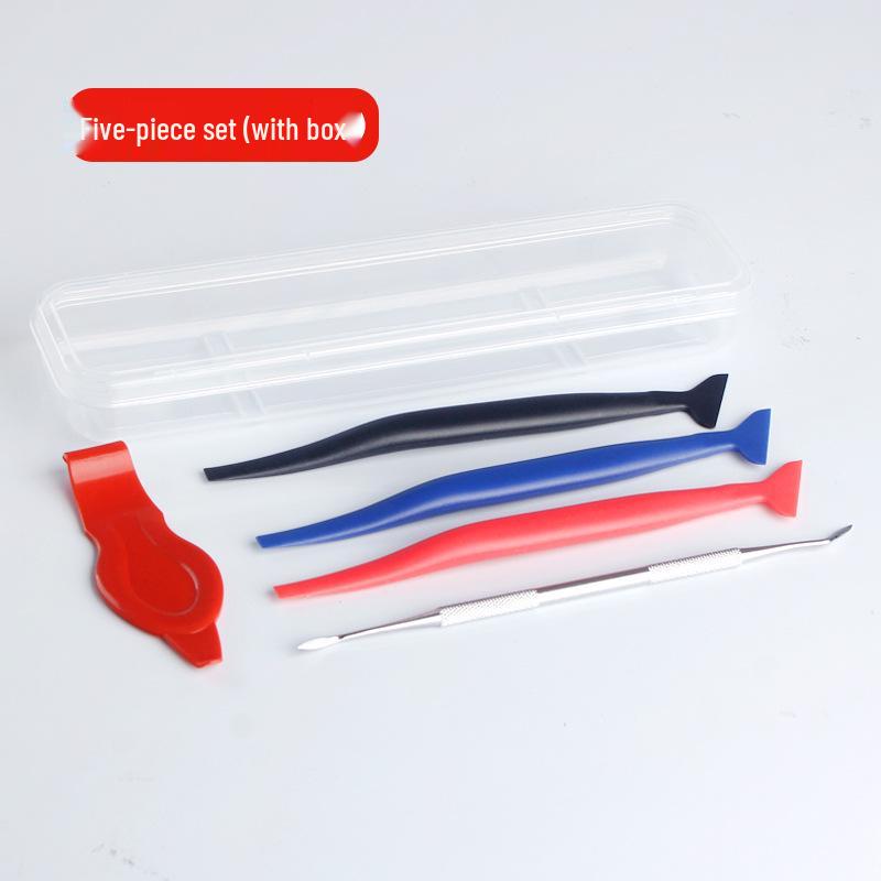 Инструмент-скребок для автомобильной пленки с длинной ручкой для обрезки кромок и вставки