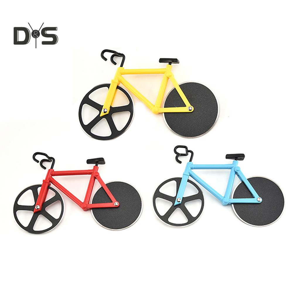Новинка SW в форме велосипеда, резак для пиццы, двухколесный слайсер, кухонный инструмент для домашнего декора