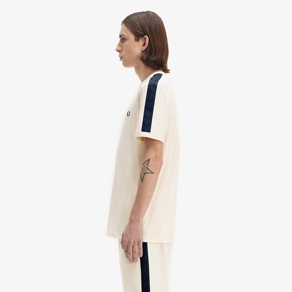 FRED PERRY [Sport] Contrast Tape Ringer T-Shirt (170) Afpm2514613-170