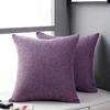 Modern Simple Style Linen Pillow Pure Color Elegant Office Bedside Cushion Cover Fabric Back Sofa