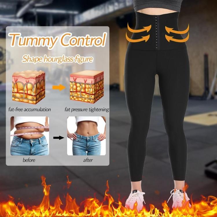 Женские термошорты для похудения, леггинсы для тренировок с контролем живота, бодишейпер, тренировочные брюки для сауны