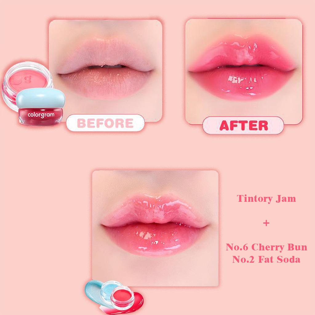 Colorgram TINTIN DORY LIP JAM 8COLORS 3,5 г/тинт для губ Colorgram фруктовый стеклянный оттенок для макияжа Blurry Pudding Pot