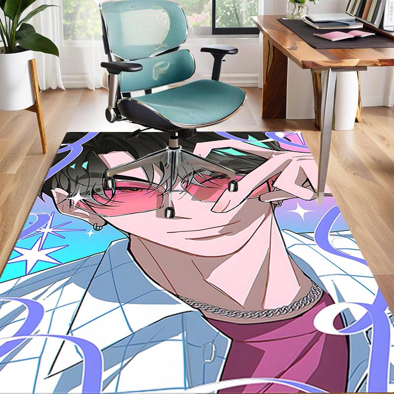 1pc KPop Demon Hunters31 Design Area Rug - Non-Slip, Soft & Cozy Floor Mat for Living Room, Bedroom, Office - Indoor/Outdoor Decorative Carpet