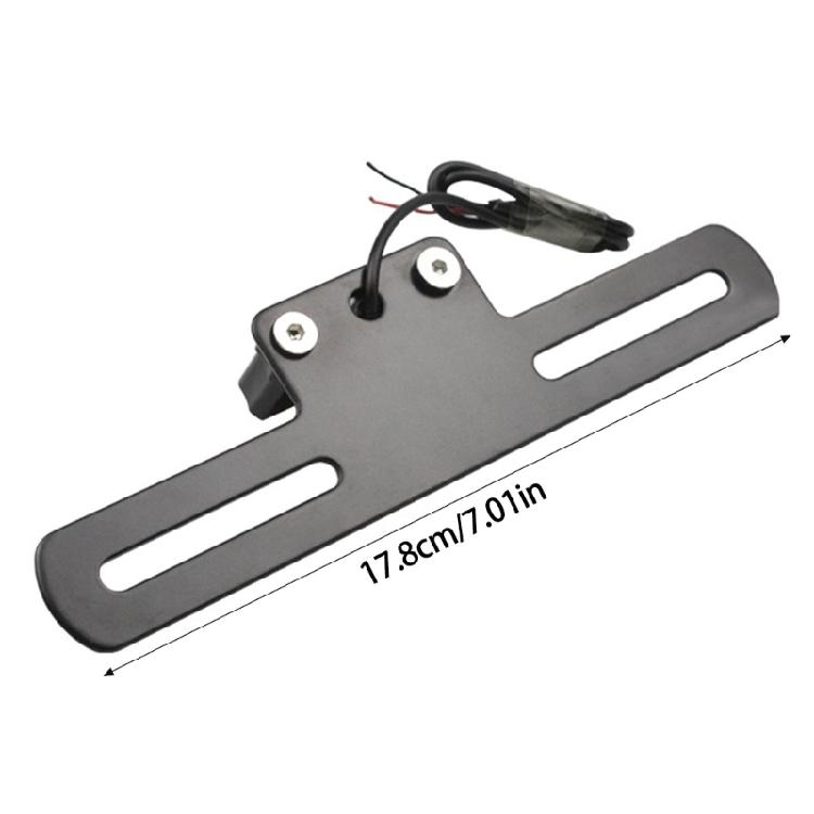 Compact Motorcycle LED Tail Light set with License Plate Lighting 12V Energy Efficient Motorcycle LED Brake Light