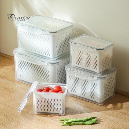 1,15 л/2 л/3 л/4,5 л/6,2 л ящик для хранения холодильника большой емкости прочная конструкция пластиковый универсальный легкий защелкивающийся герметичный пищевой контейнер для дома