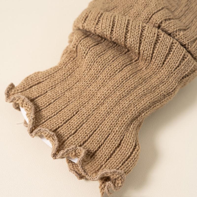 Baby Pile Socks Children Leg Warmers Lolitas  Knitted Socks Baby Girls Warm Cute Sweet Ballet Guards Socks Long Stockings Knitted Leg Covers