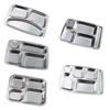 Convenient 304Stainless Steel Tray Divided Plate Compartment Tray Divided Dinner Tray Perfect for Adults and Kids