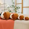 Cute Cartoon Brown Pose Dutch Pig Plush Toy Doll For Childrens Playroom Decor