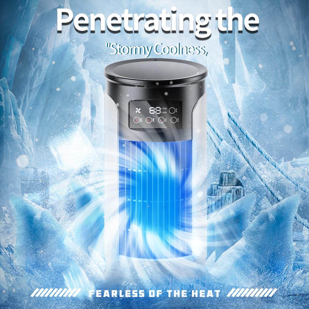 Портативный башенный вентилятор с 6 скоростями, прохладным туманом и 6-часовым таймером, воздухоохладитель, настольный вентилятор, охлаждающий вентилятор для спальни, гостиной, офиса