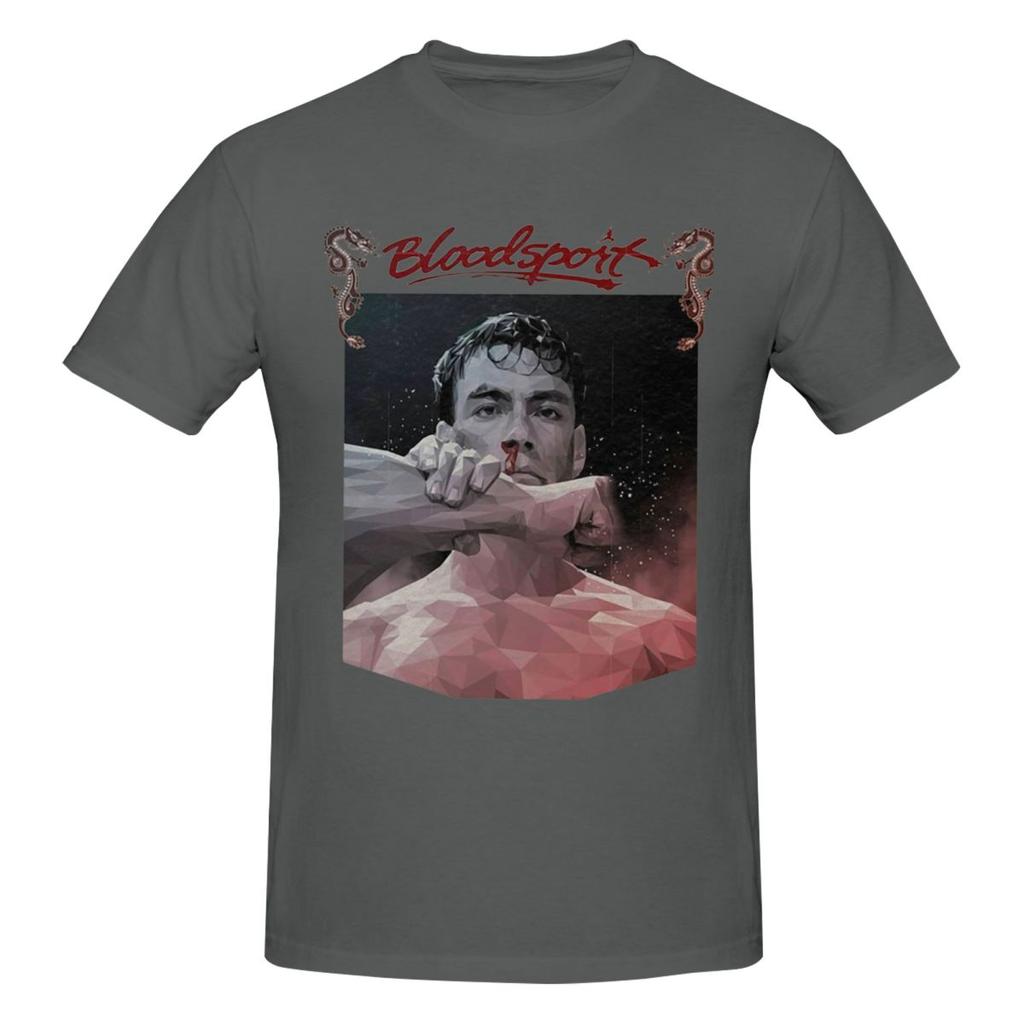 Unisex Bloodsports 1988 Funny T Shirt Streetwear Cotton Crewneck T Shirts For Unisex