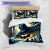 3pcs Duvet Cover Set (1*Duvet Cover + 2*Pillowcase, Without Core),Superheroes Print Bedding Set, Bedroom Decor, All‑Season, Birthday Gift