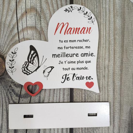 Деревянное украшение в виде сердца, отдельно стоящее украшение в виде сердца для дома, настольное украшение в виде сердца, благодарность