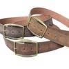 Vintage Antique Buckle Belt for Jeans Dress Women Engraved PU Leather Waist Belt