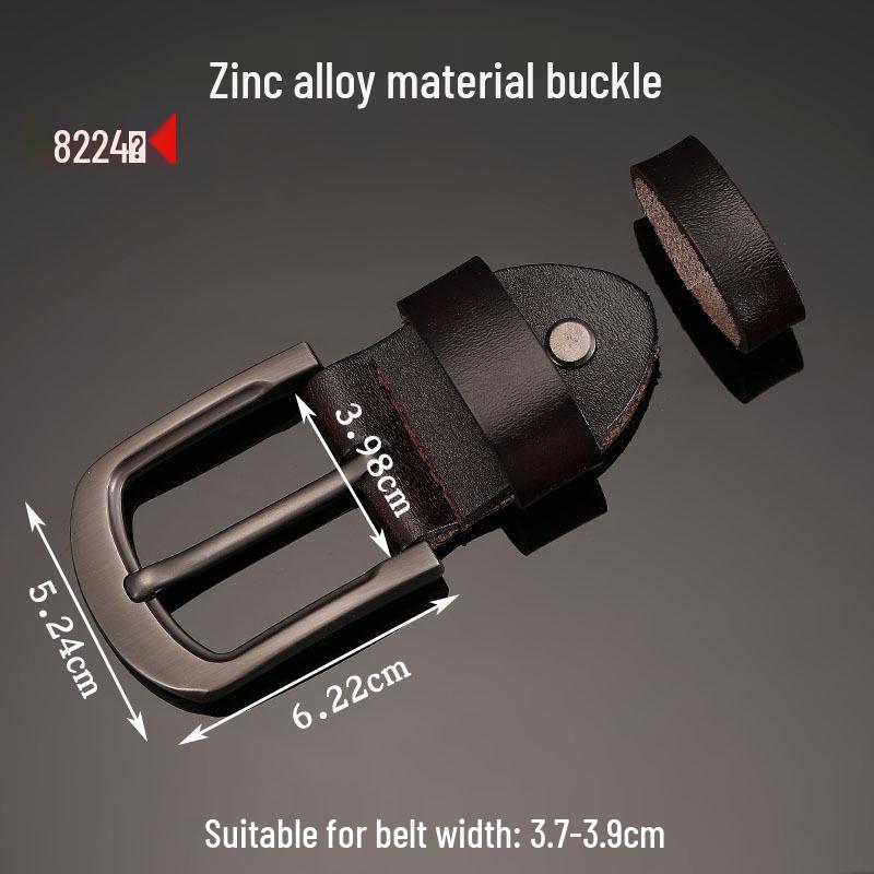 Мужской ремень с пряжкой-штифтом