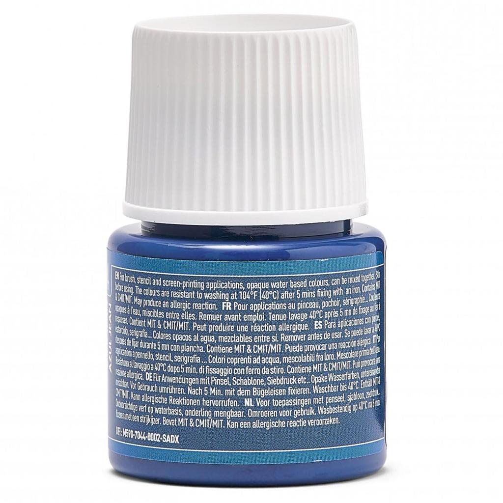 Краска для тканей Pebeo Can Paint на темных тканях Seta Color Opaque Color 45 мл Blue Jeans 84