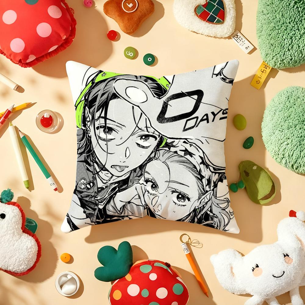 Cushion Cover Plush Fabric Soft DoubleSided Printed Sofa Warm Winter Home Gift Pillow Aya OOosawa Koga MMitsuki Stickers