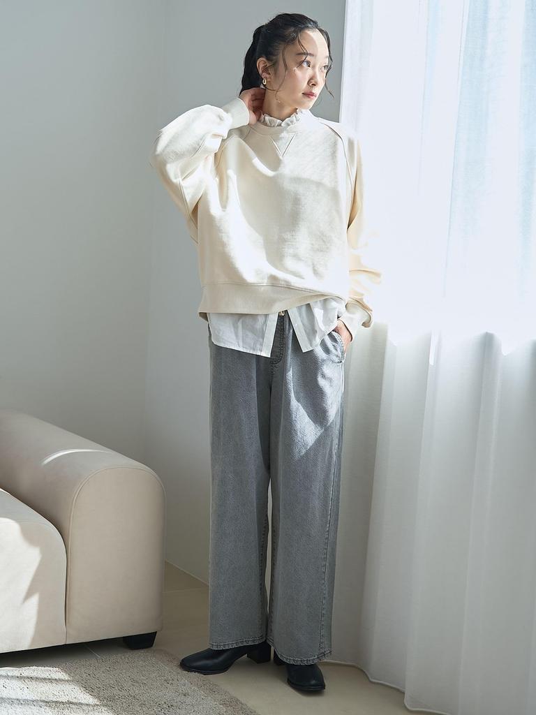 Широкие джинсы Cohen из хлопка, вискозы и денима, 76406000010 7970 темно-синий (79), Размер L, Популярный серый цвет, Снова в наличии онлайн!