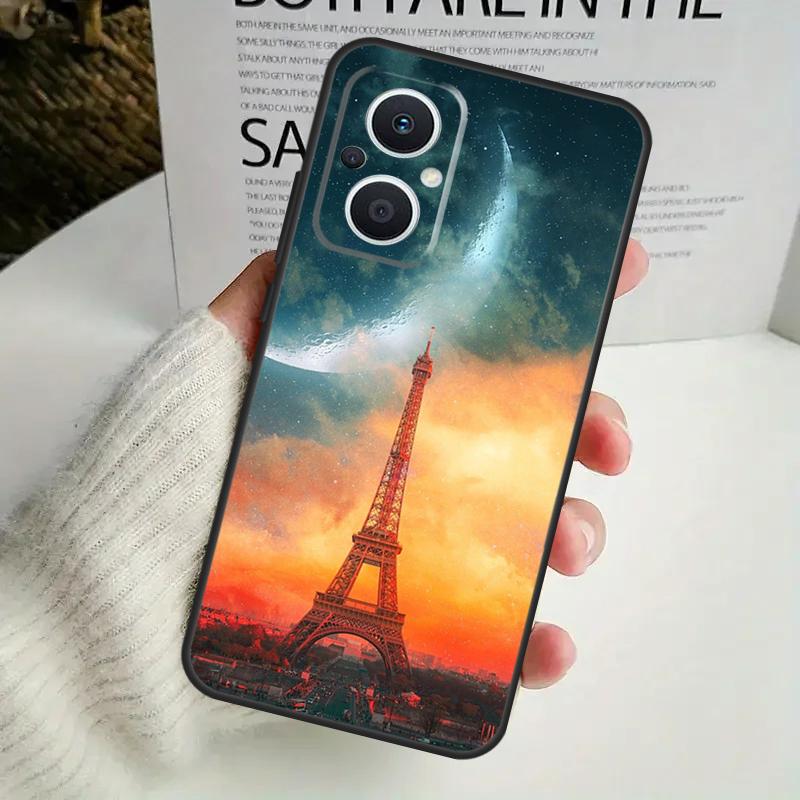 Чехол Paris Eiffel Tower France для OPPO Reno 8T 4Z 5Z 8 10 11 Pro 4 5 6 7 Lite OPPO Find X6 Pro X3 X2 X5 Lite