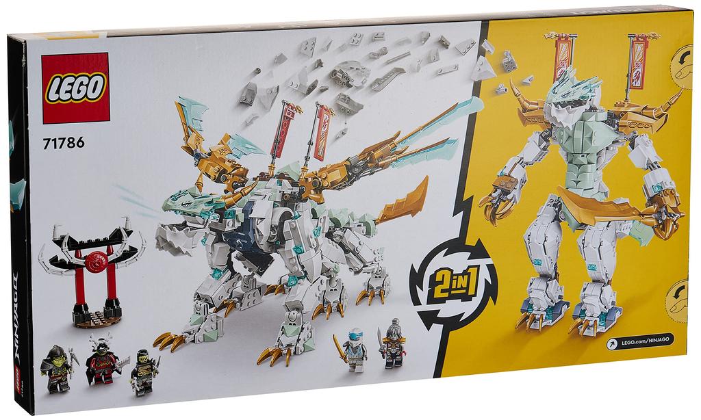 LEGO Ninjago Ice Dragon игрушка подарок на день рождения блок Рождество мальчики девочки дети 10 лет 11 лет 12 лет ученик начальной школы