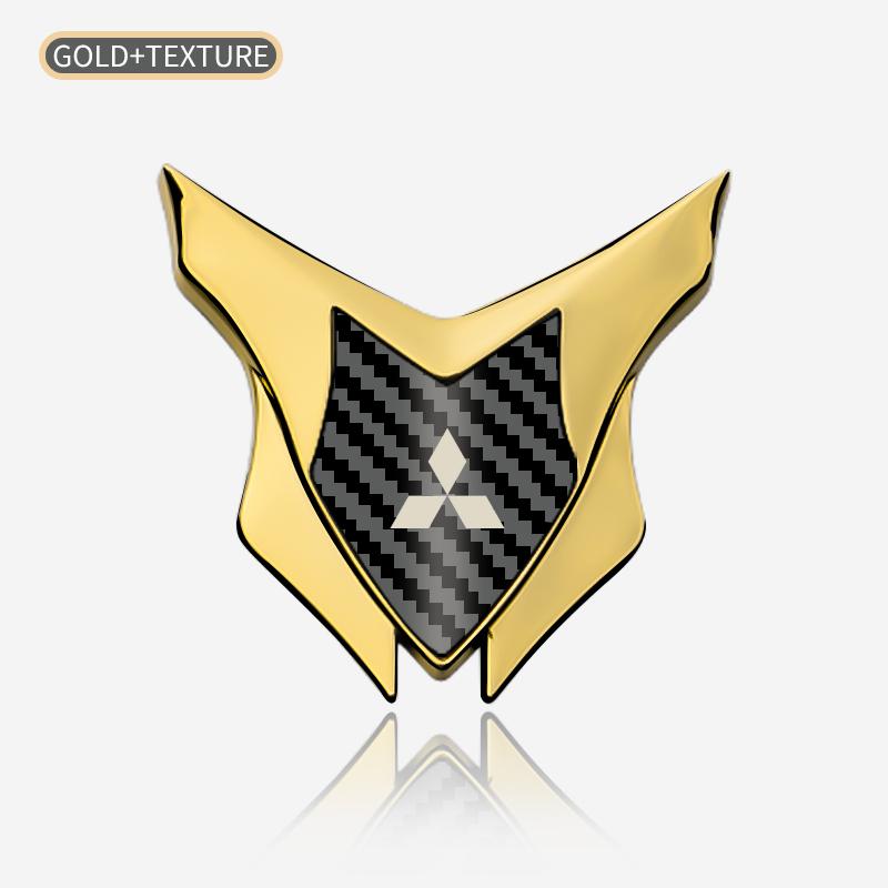 Car Shield Styling Logo Decoration Sticker For Mitsubishi Outlander ASX Eclipse Pajero Lancer EVO Delica L200 Mirage RALLIART