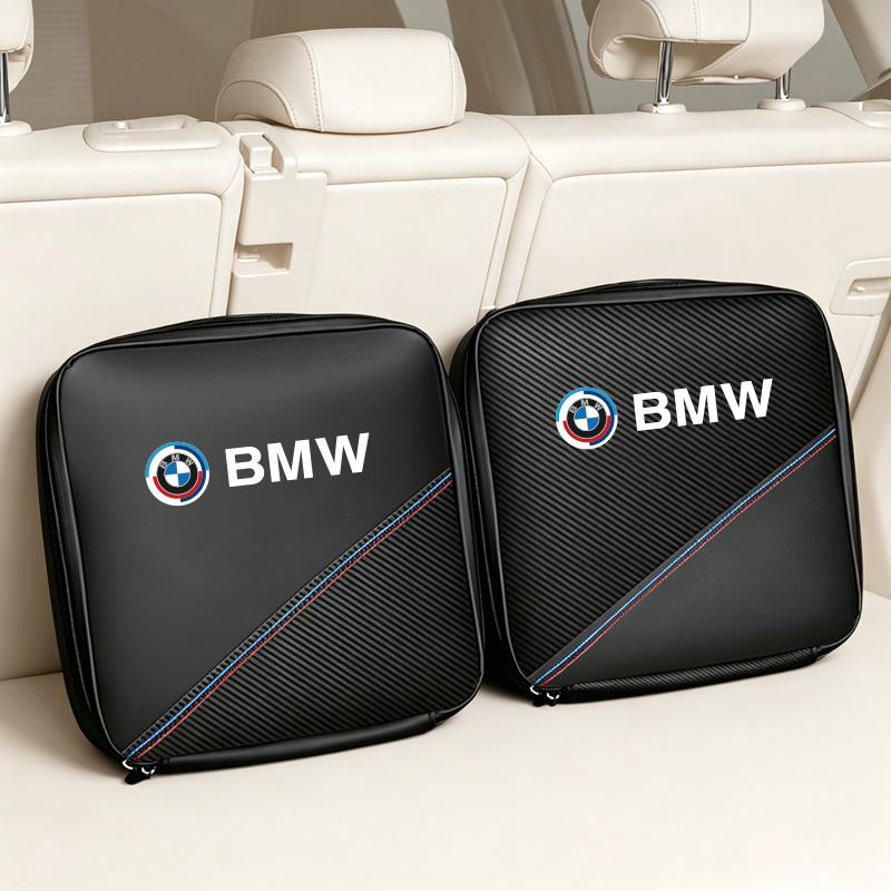 Car Rechargeable Gun Storage Box Leather Organizer Case For BMW i4 F40 F11 E46 E60 E70 G30 Car Storage Bag Accessories keychain JG4
