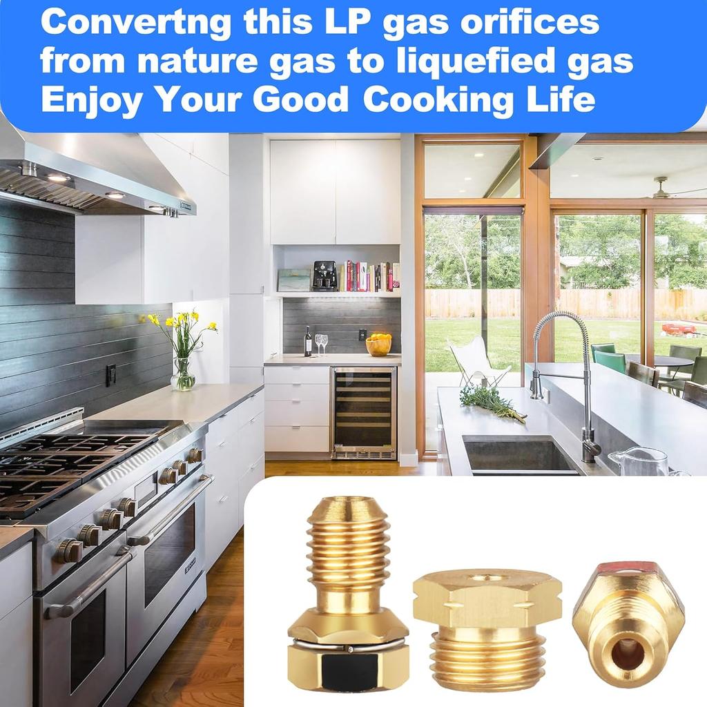 Комплект для переоборудования газовой плиты на сжиженный газ для Whirlpool Frigidaire, Комплект для переоборудования с природного газа на пропан, Замена W10619558