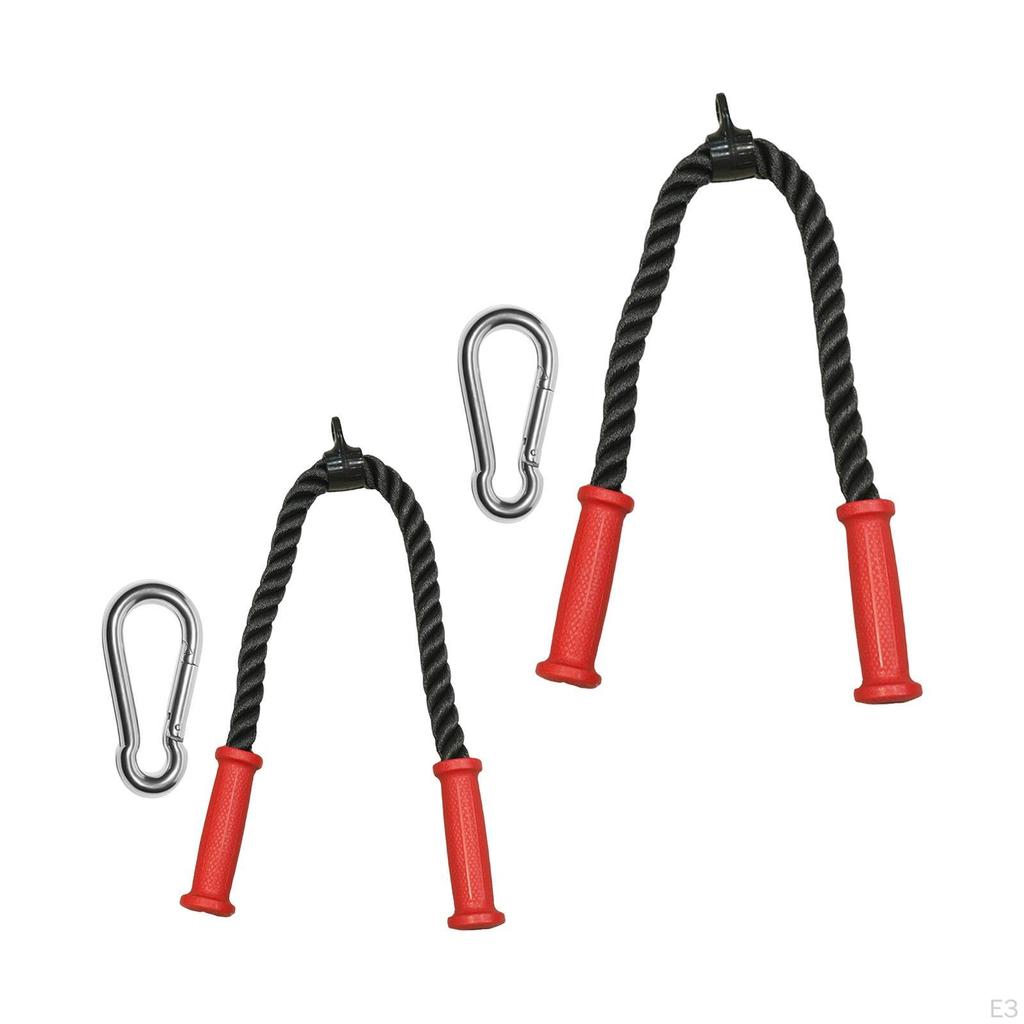 Канат для трицепса, тросовая насадка, аксессуары для тренажера, фитнес-оборудование с карабином для